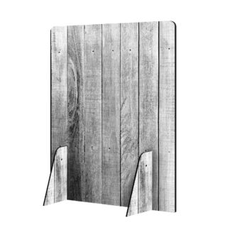 Scheidingswand hoog hout 2 zonder logo